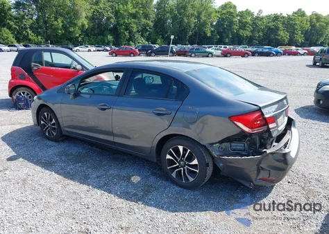 2013 Honda Civic Ex из США, поврежденный, VIN 19XFB2F84DE213902